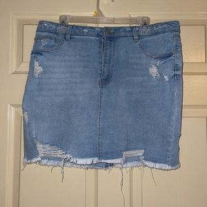 denim skirt
